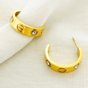 Boucles d'oreilles Farah - Or / Argent